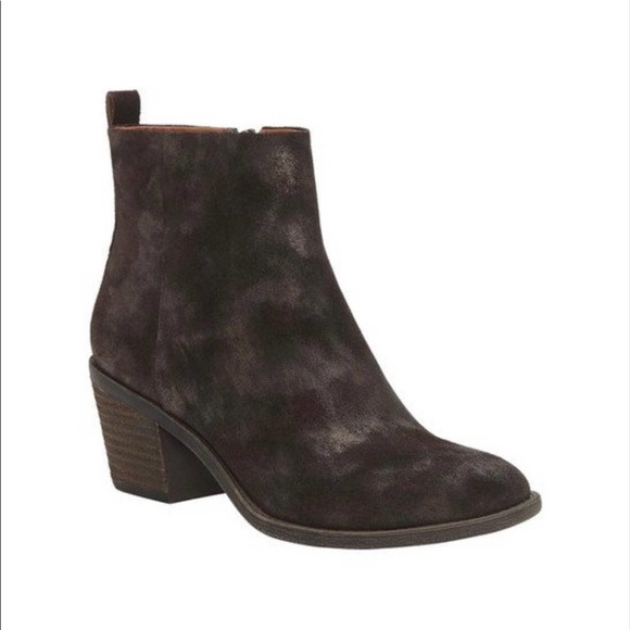 Lucky Brand Shoes - Lucky Brand Suede Ankle Natania Bootie Size 6.5